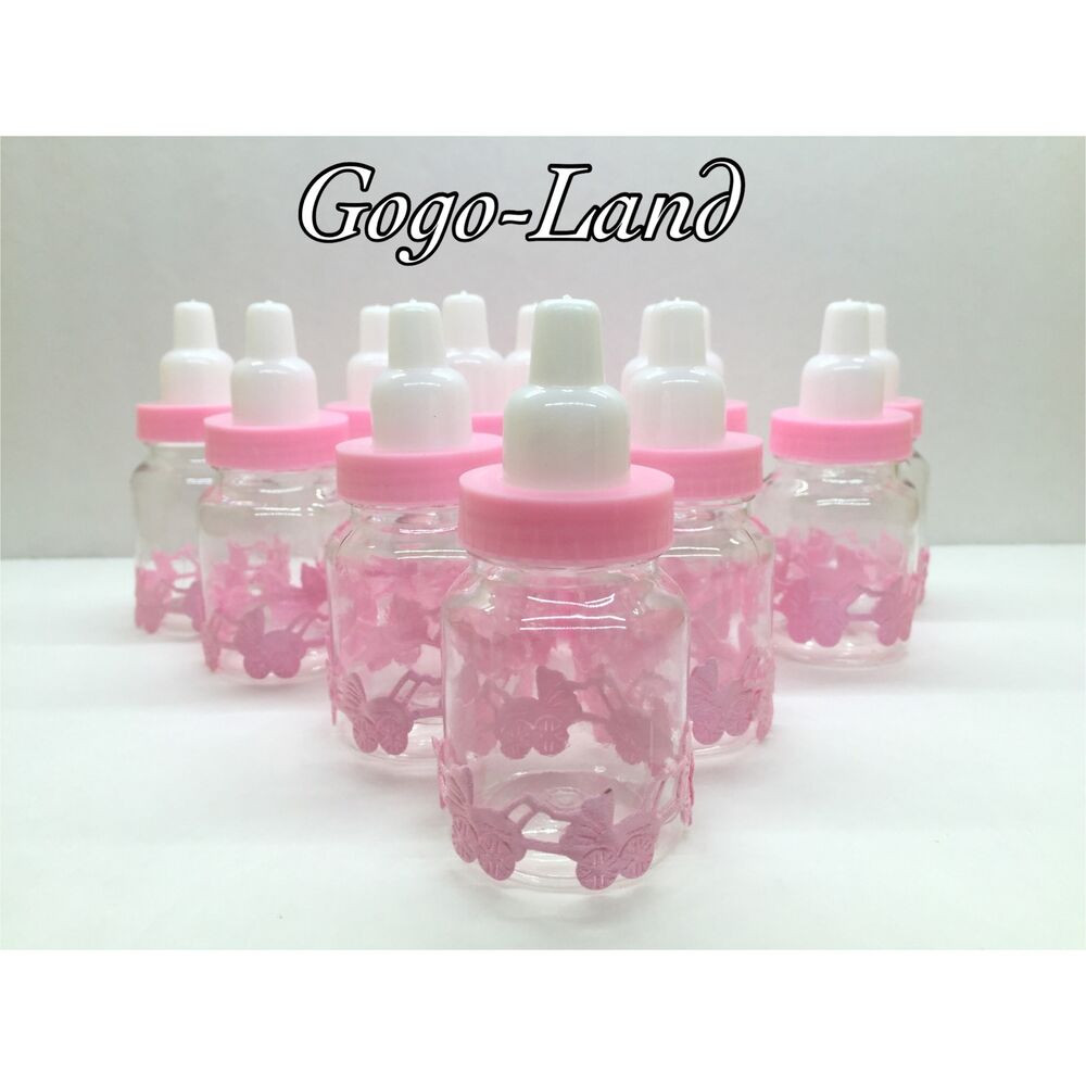 Party Favors Baby Shower Girl
 36 Fillable Bottles For Baby Shower Favors Pink Party