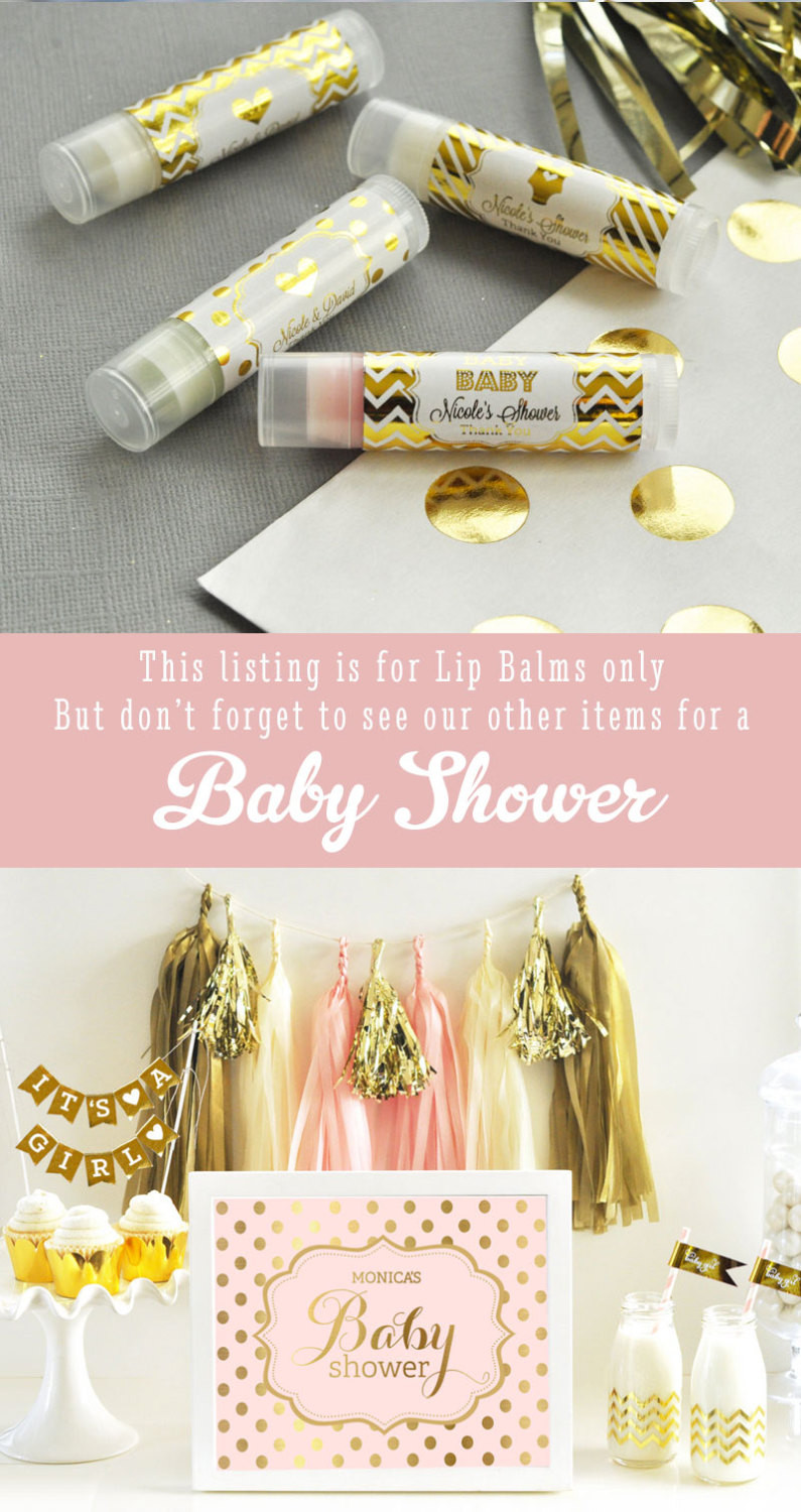 Party Favors Baby Shower Girl
 Pink and Gold Baby Shower Favors Baby Girl Party Favors