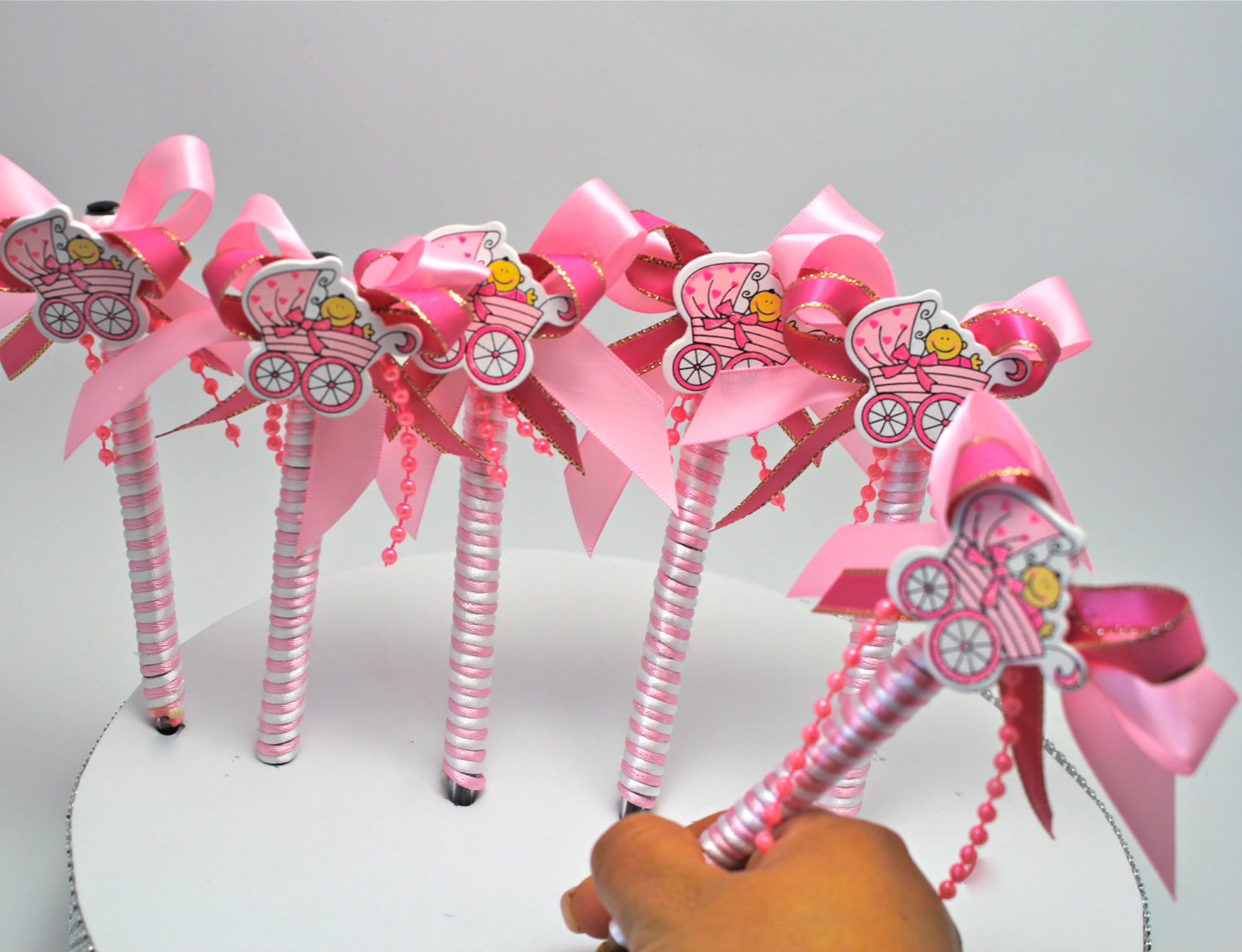 Party Gifts For Baby Shower
 Pink Baby Shower Pen Favor Party Favors by FavorsBoutique