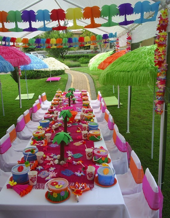 Party Ideas For Kids
 Kids Luau Party Ideas From PurpleTrail Tropical Birthday