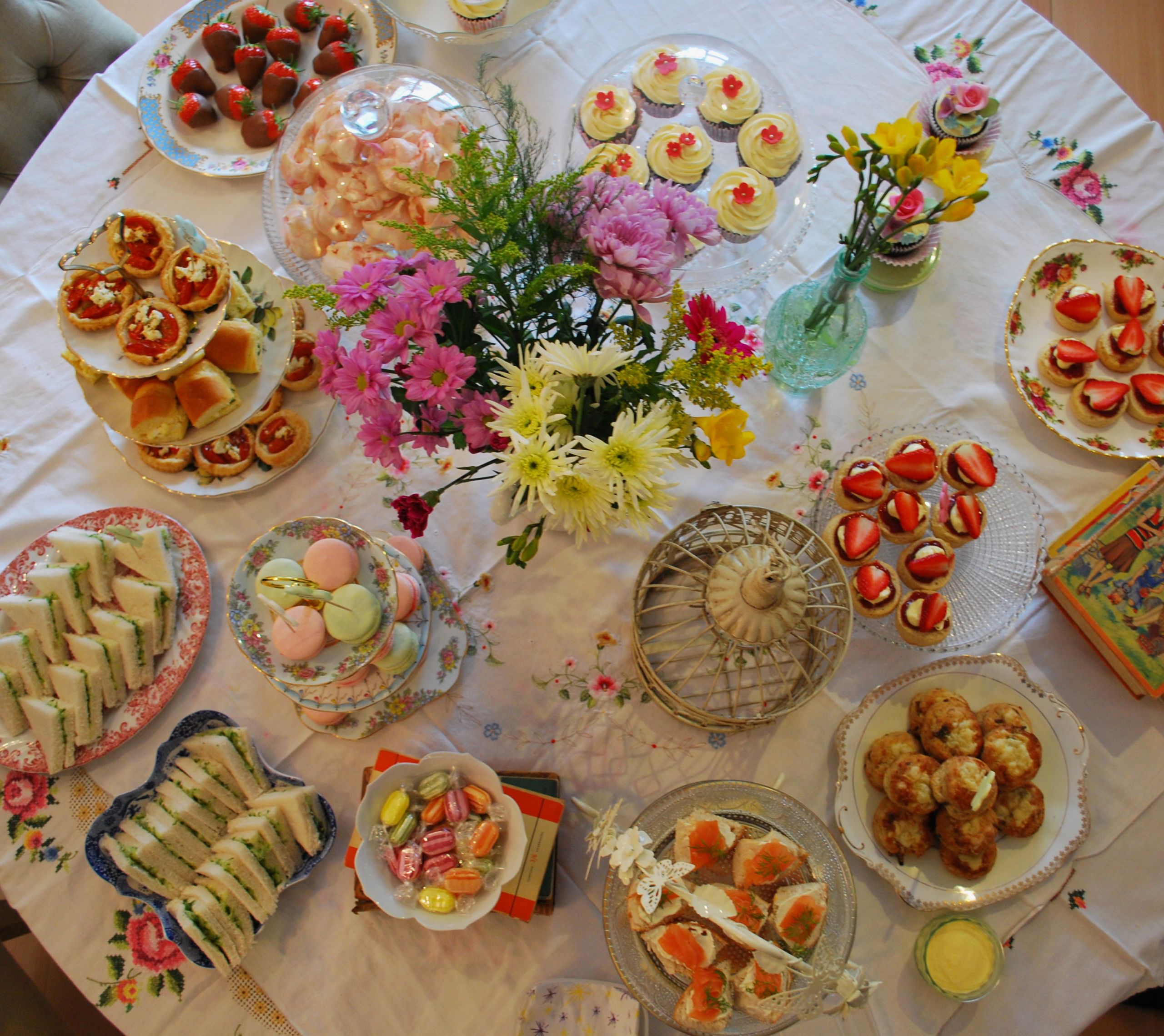 Party Tea Food Ideas
 A Vintage Tea Party by Rose Apple Bakery