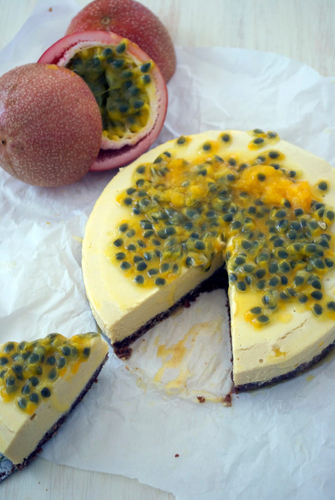 Passionfruit Cake Recipe
 real raw kitchen RECIPE tropical passion fruit cream cake