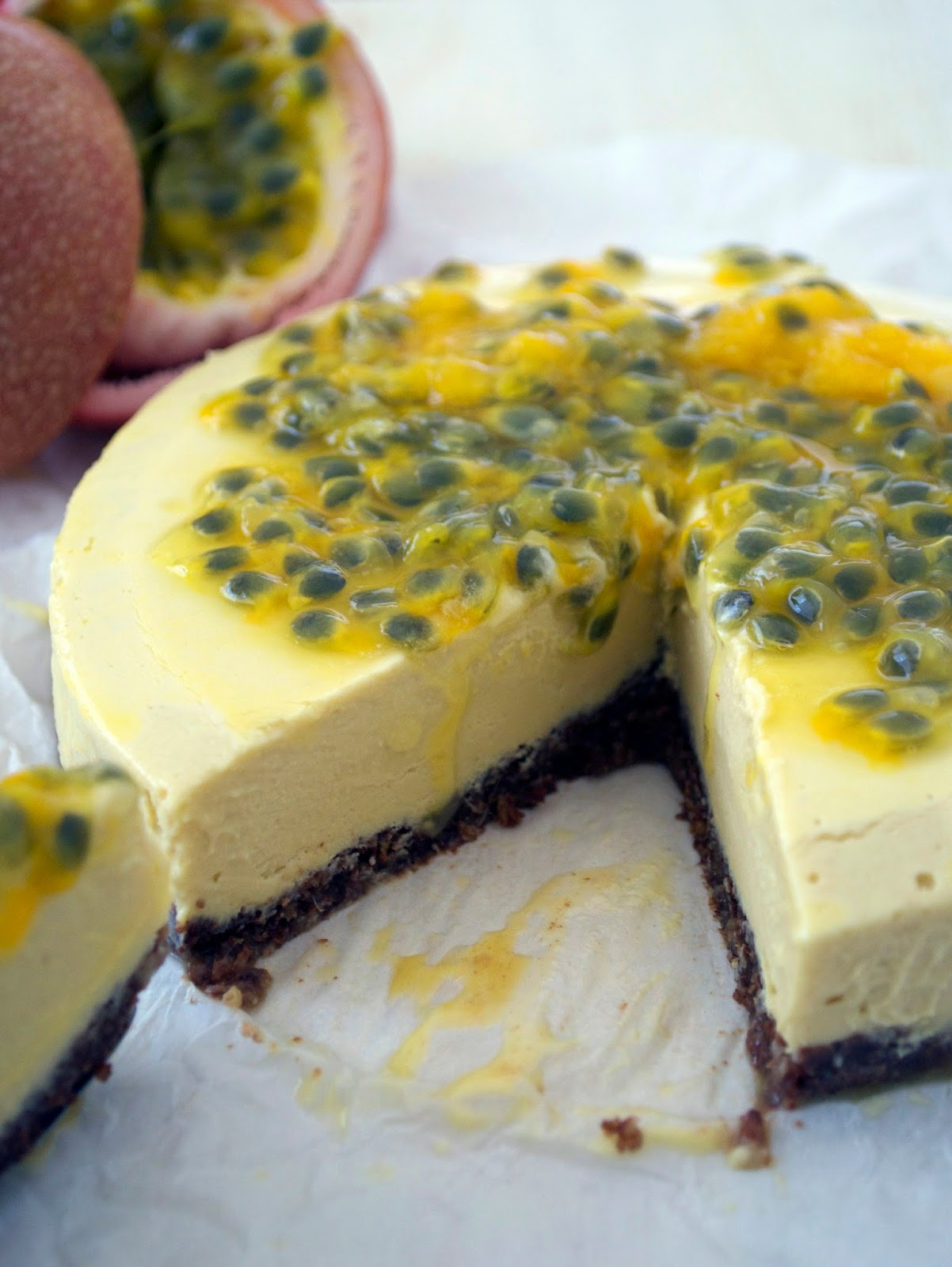 Passionfruit Cake Recipe
 real raw kitchen RECIPE tropical passion fruit cream cake