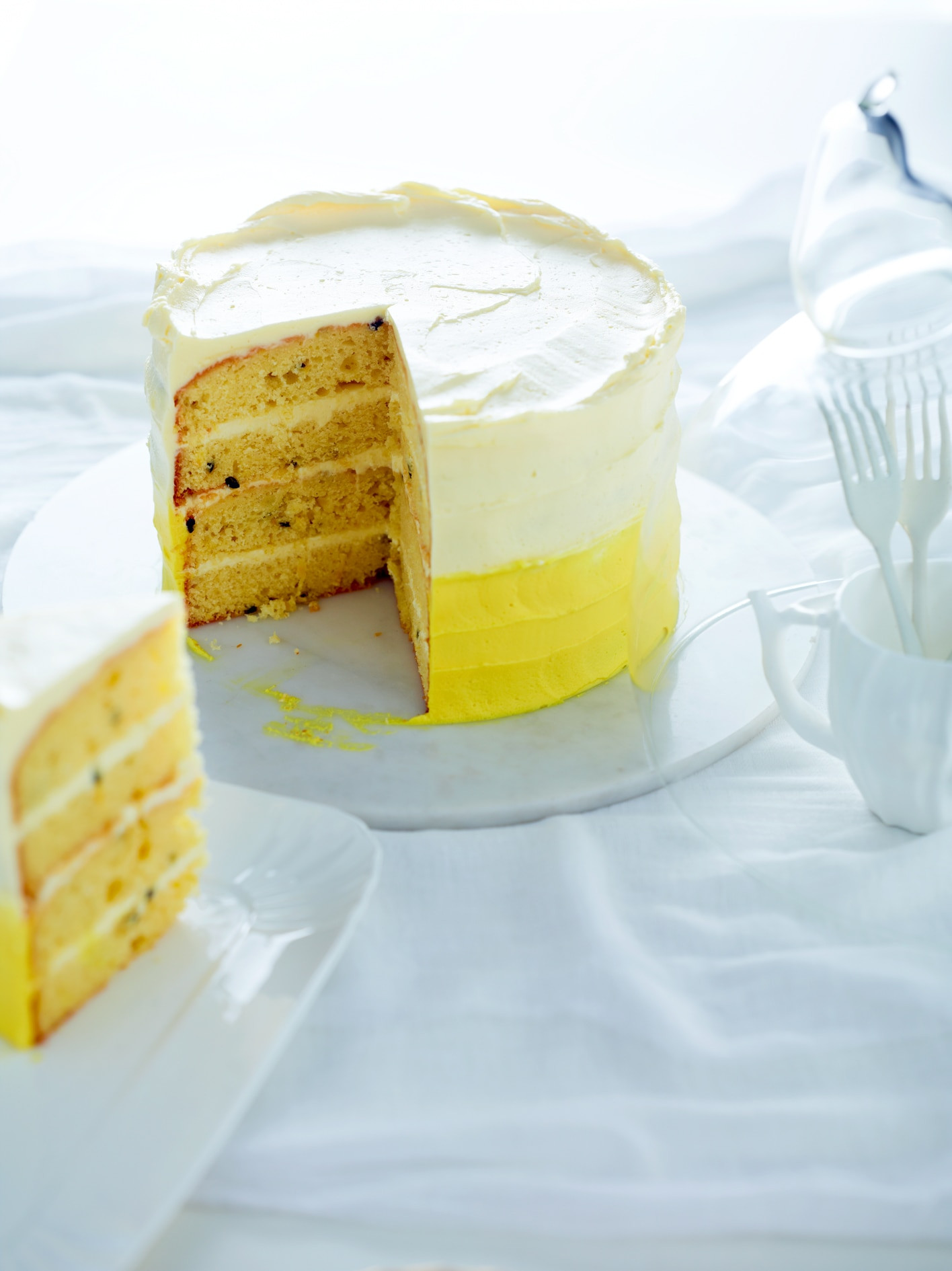 Passionfruit Cake Recipe
 Passionfruit layer cake with cream cheese frosting recipe