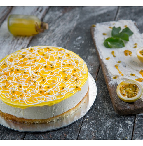 Passionfruit Mousse Cake
 Round Passionfruit Mousse Cake Rs 799 piece Best Bakers