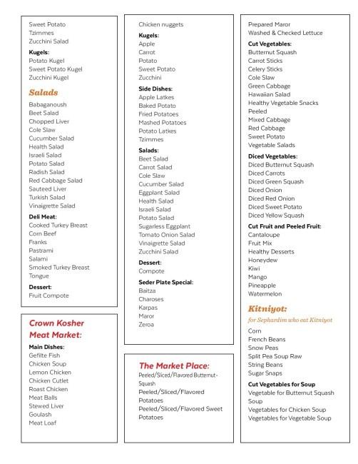 Passover Food Lists
 The Best Kosher for Passover Food List – Home Family