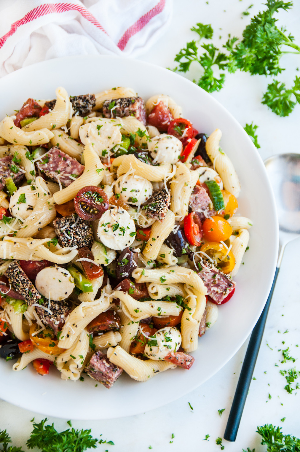 Pasta Salad Italian
 Italian Pasta Salad with Red Wine Dressing Aberdeen s