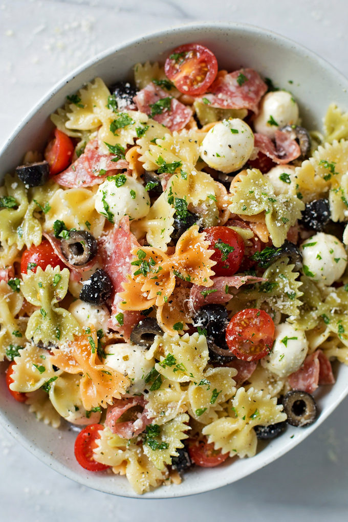 Pasta Salad Italian
 Zesty Italian Pasta Salad Life Made Simple