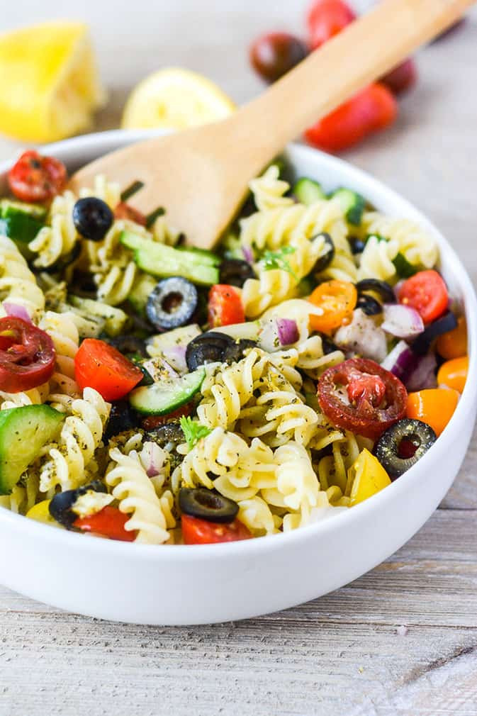 Pasta Salad Italian
 Vegan Italian Pasta Salad Healthier Steps