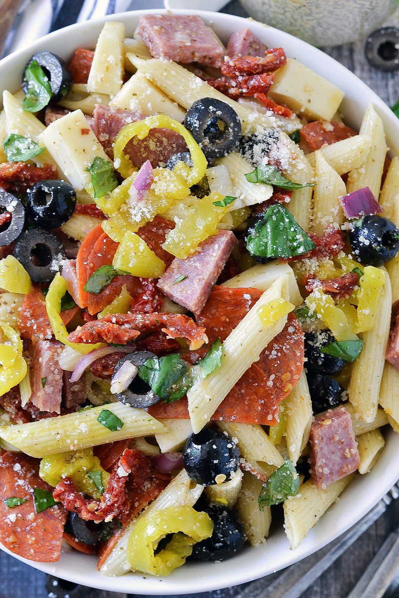 Pasta Salad Italian
 Italian Pasta Salad Mother Thyme