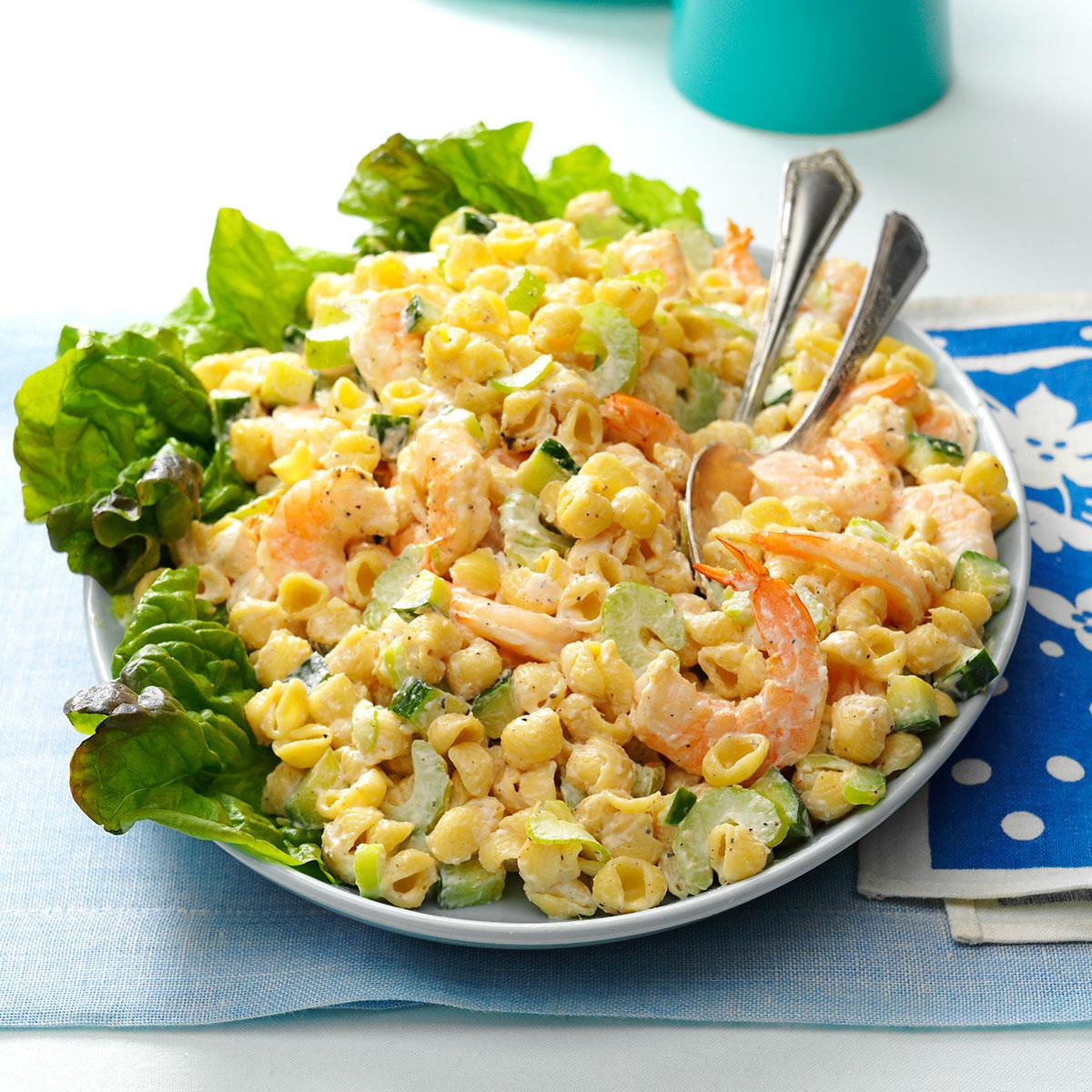 Pasta Salad With Shrimp
 Chilled Shrimp Pasta Salad Recipe