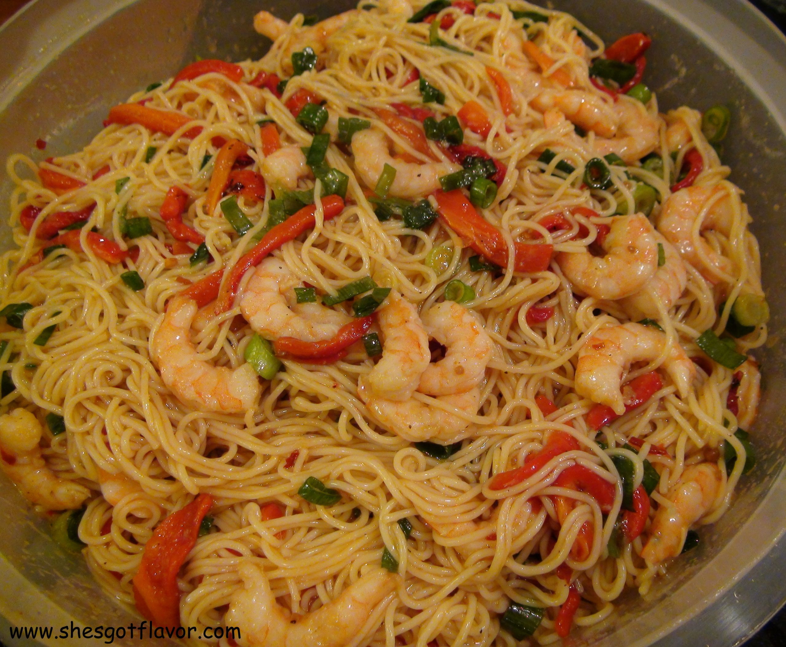 Pasta Salad With Shrimp
 Flavor Invoked Asian Shrimp Pasta Salad – She s Got Flavor