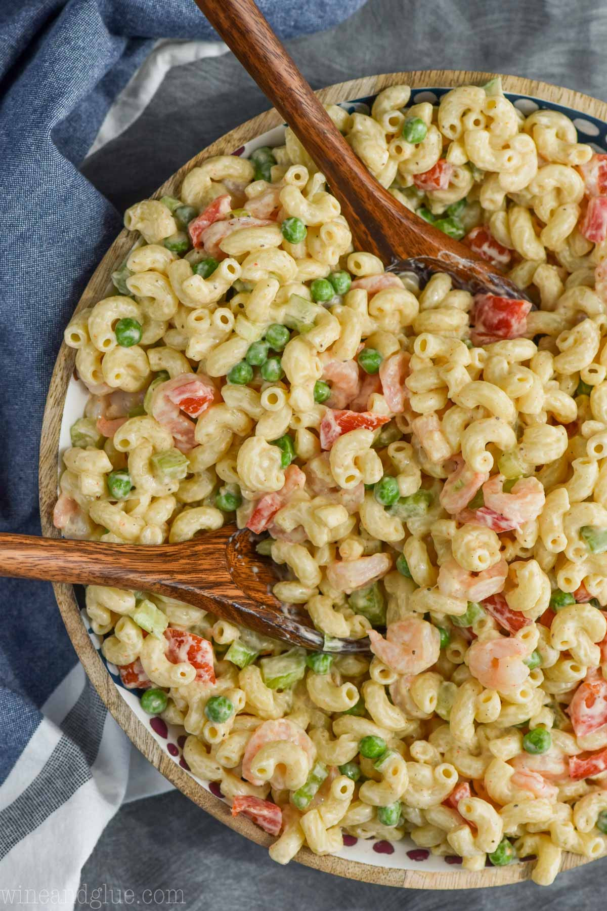 Pasta Salad With Shrimp
 Shrimp Pasta Salad Wine & Glue