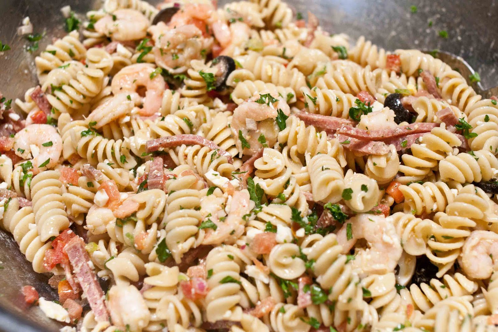 Pasta Salad With Shrimp
 FOODjimoto Pasta Salad with Shrimp