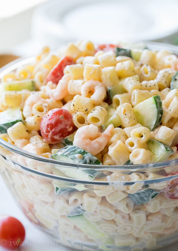 Pasta Salad With Shrimp
 Shrimp Pasta Salad