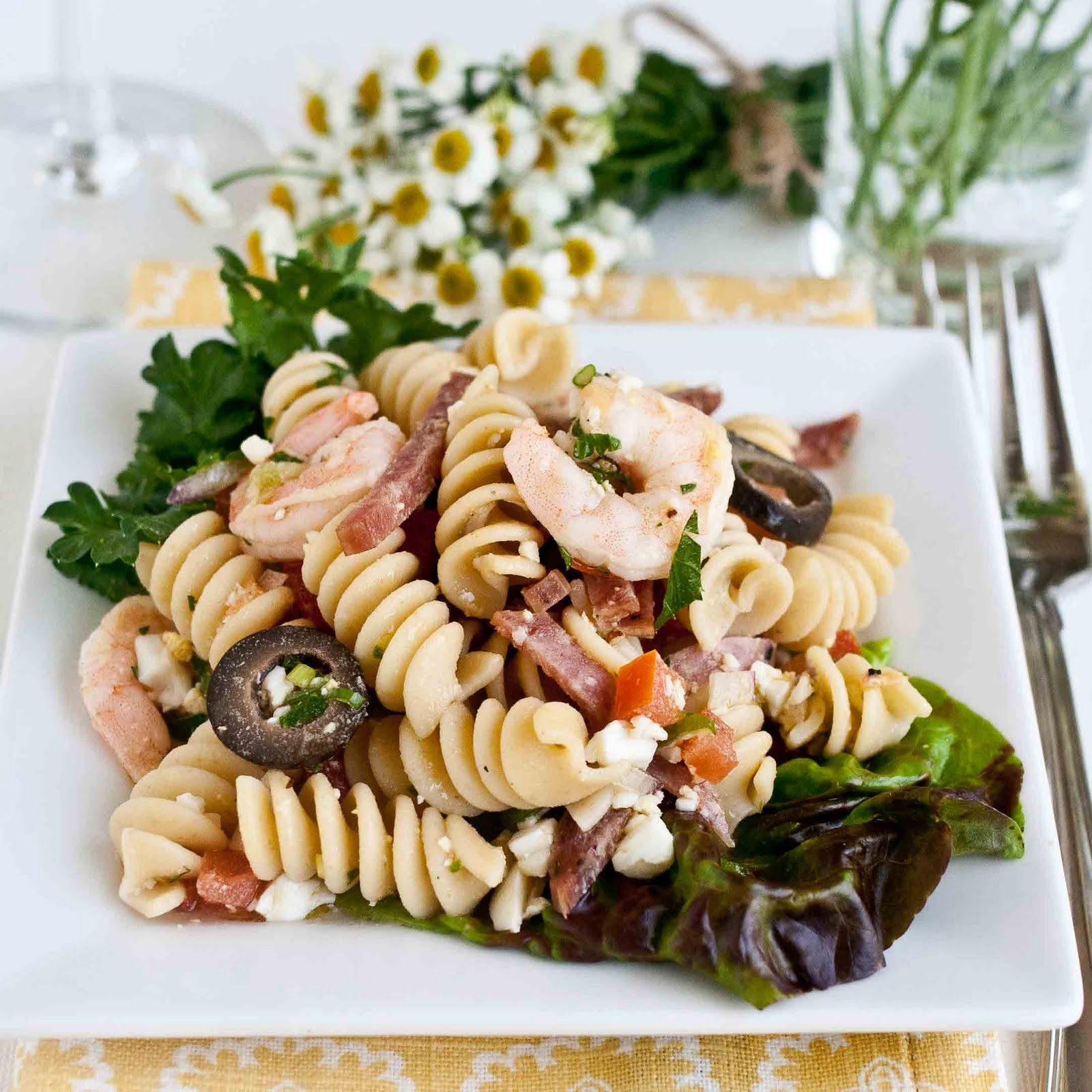 Pasta Salad With Shrimp
 FOODjimoto Pasta Salad with Shrimp