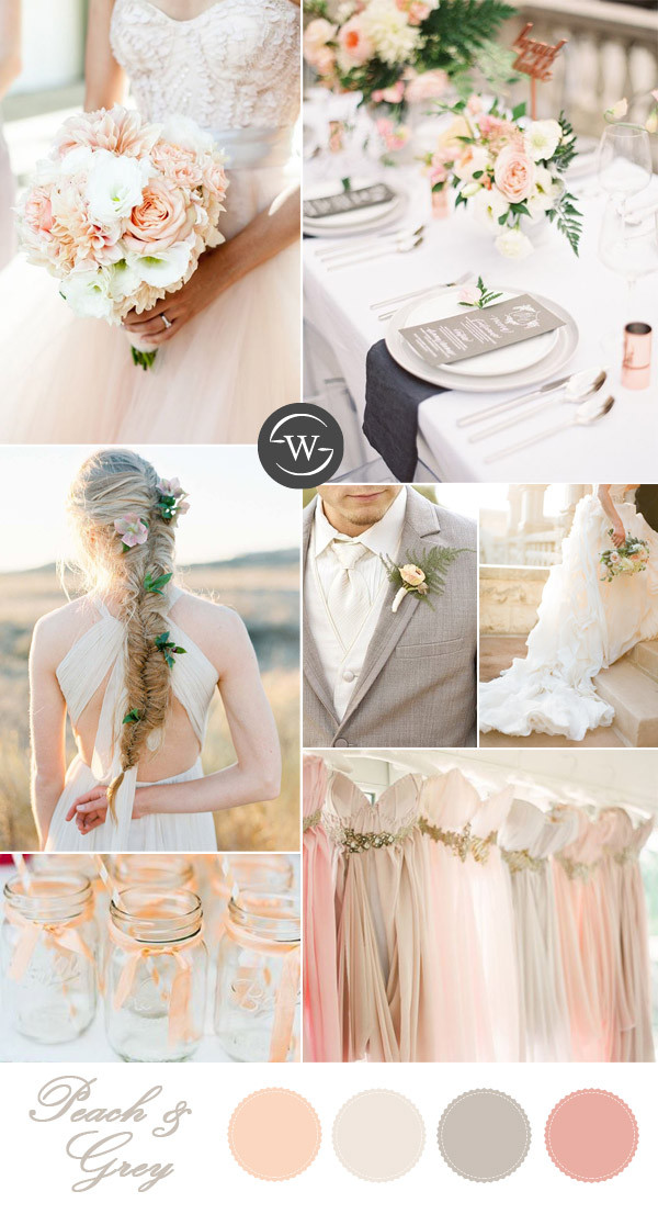 Peach Color Wedding
 10 Romantic Spring & Summer Wedding Color Palettes for
