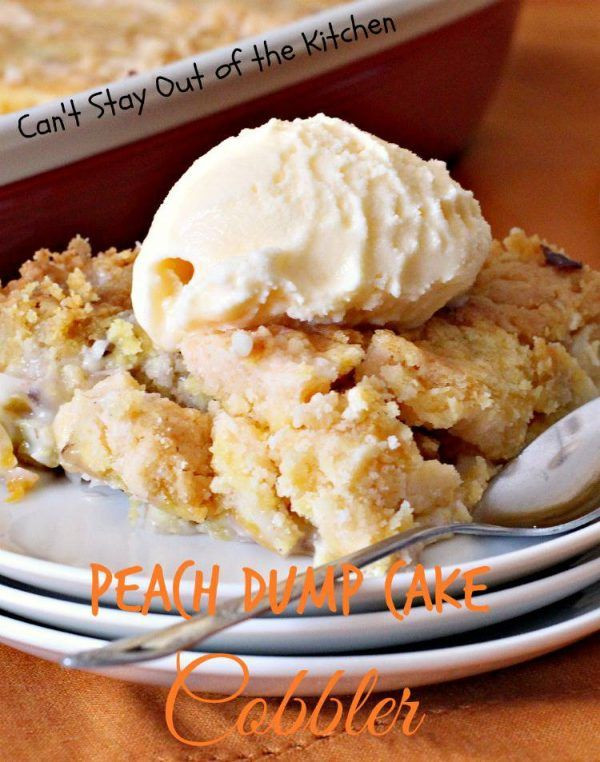 Peach Dump Cake With Peach Pie Filling
 Peach Dump Cake Cobbler Recipe