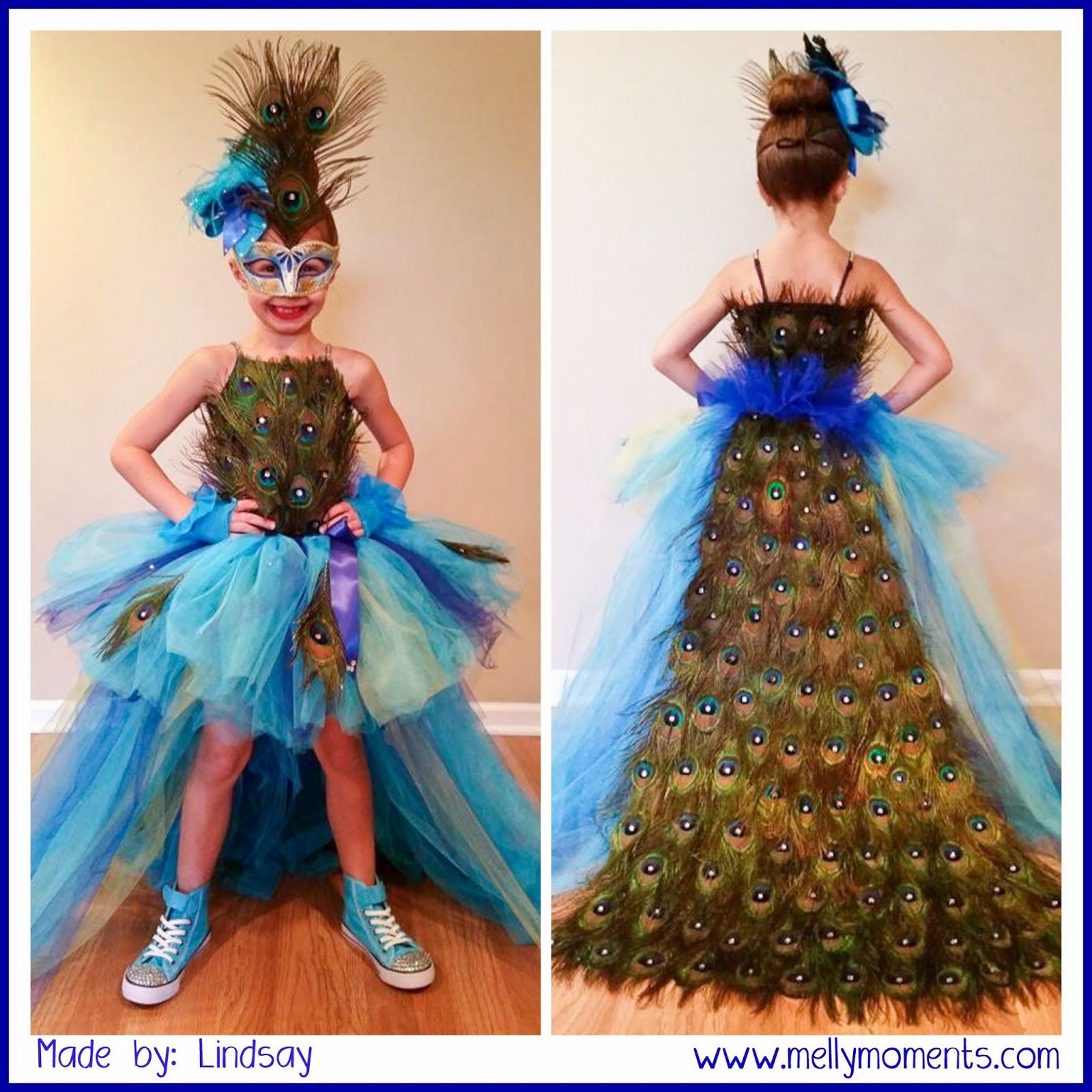 Peacock Costume DIY Kids
 Thrifty Thursday DIY Halloween Costumes