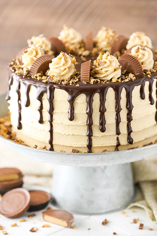Peanut Butter Birthday Cake
 Peanut Butter Chocolate Layer Cake Life Love and Sugar