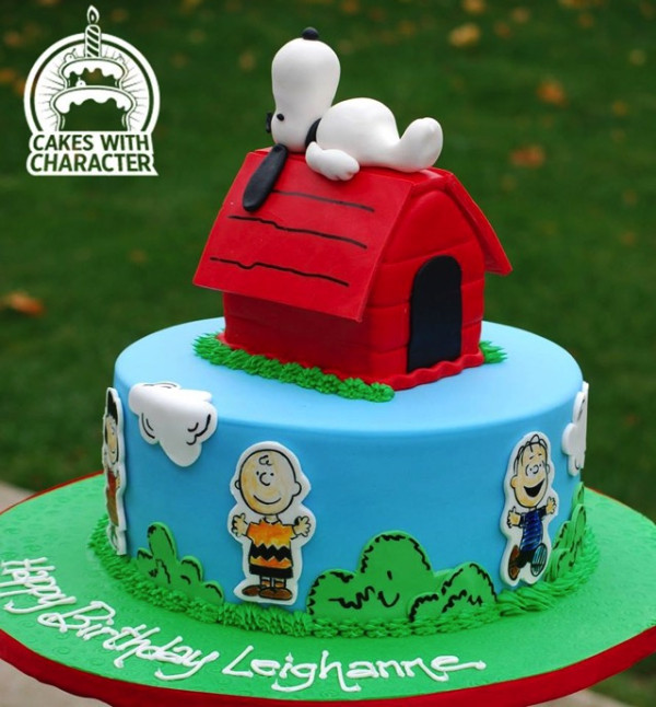 Peanuts Birthday Cake
 Splendid Snoopy Birthday Cake Between the Pages