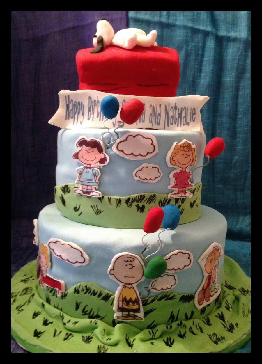 Peanuts Birthday Cake
 Peanuts Gang Birthday Cake CakeCentral