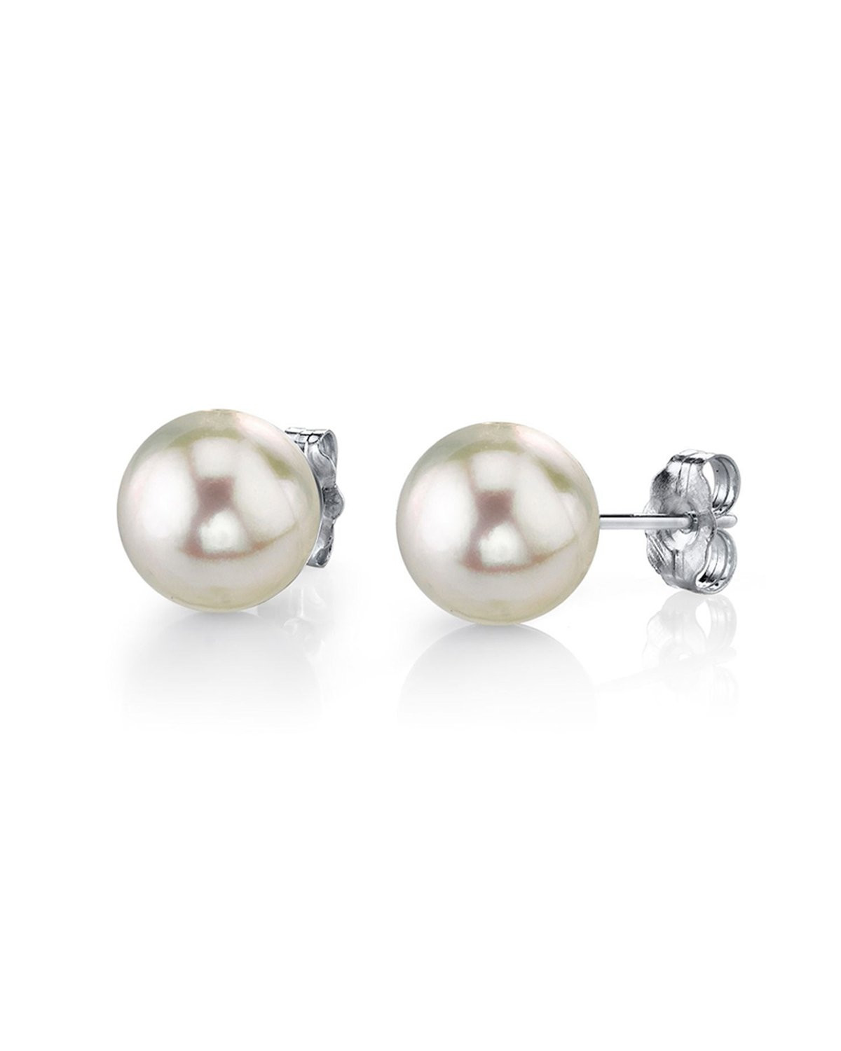 Pearl Earring Studs
 7 0 7 5mm White Akoya Pearl Stud Earrings