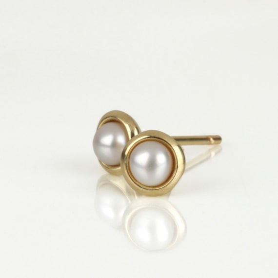 Pearl Earring Studs
 Small pearl earrings gold pearl earrings pearl stud earrings