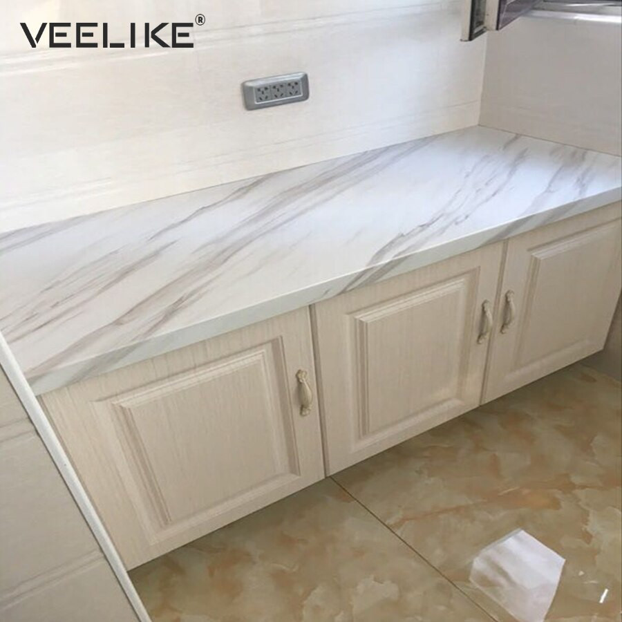 Peel And Stick Kitchen Countertops
 Bathroom Removable Self Adhesive Wallpaper for Kitchen