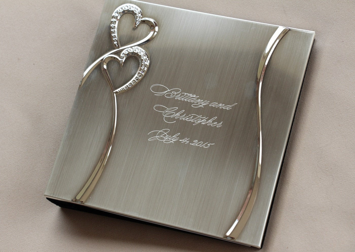 Pen For Wedding Guest Book
 Wedding Guest Book and Pen Custom Engraved Wedding Guestbook