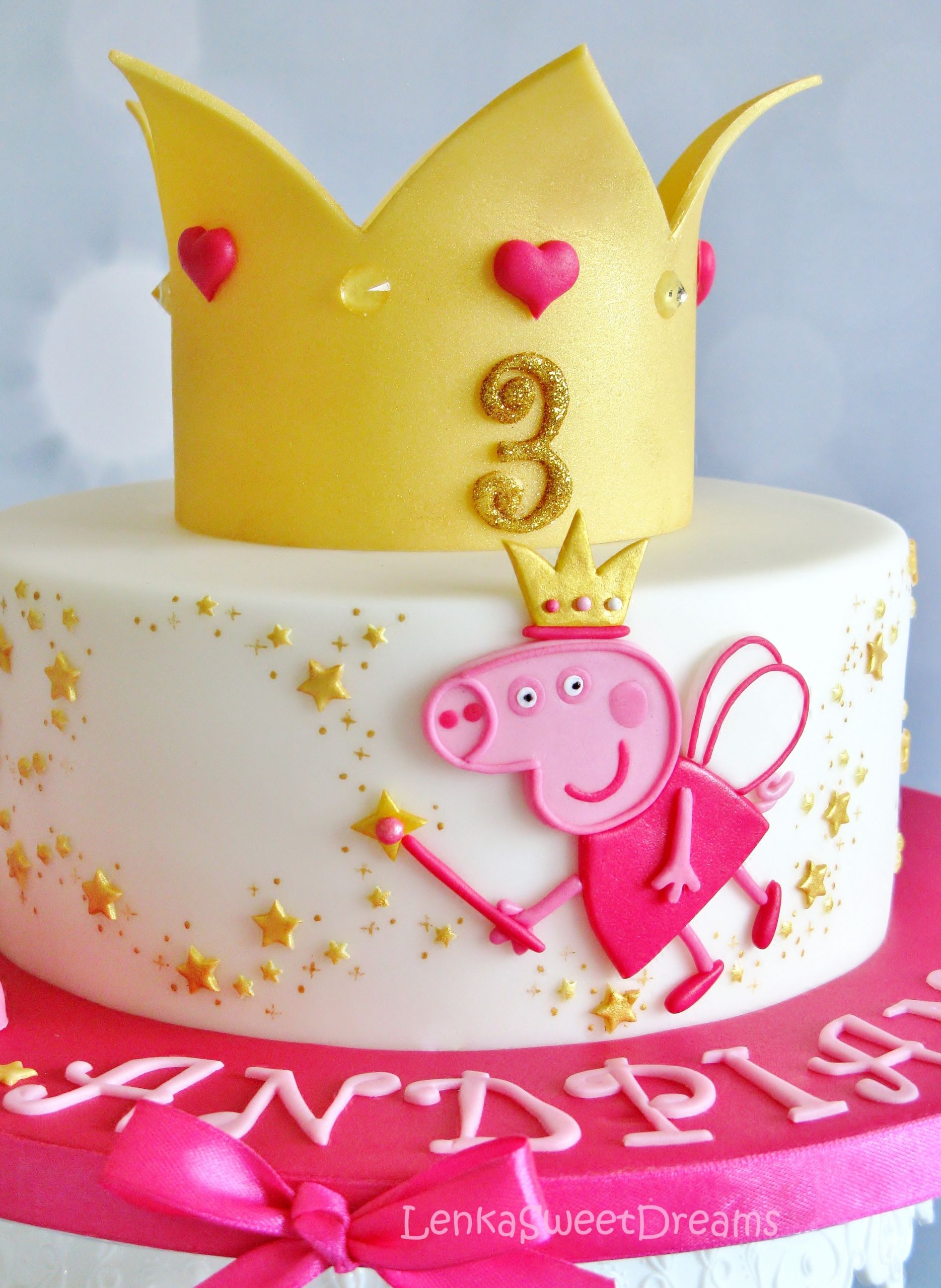 Peppa Pig Birthday Cakes
 Princess Peppa Pig Cake CakeCentral