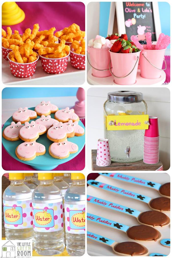Peppa Pig Party Food Ideas
 Kara s Party Ideas Peppa Pig Twins Party with Such Great