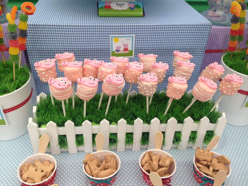 Peppa Pig Party Food Ideas
 Peppa Pig Birthday Party Ideas 1 of 15