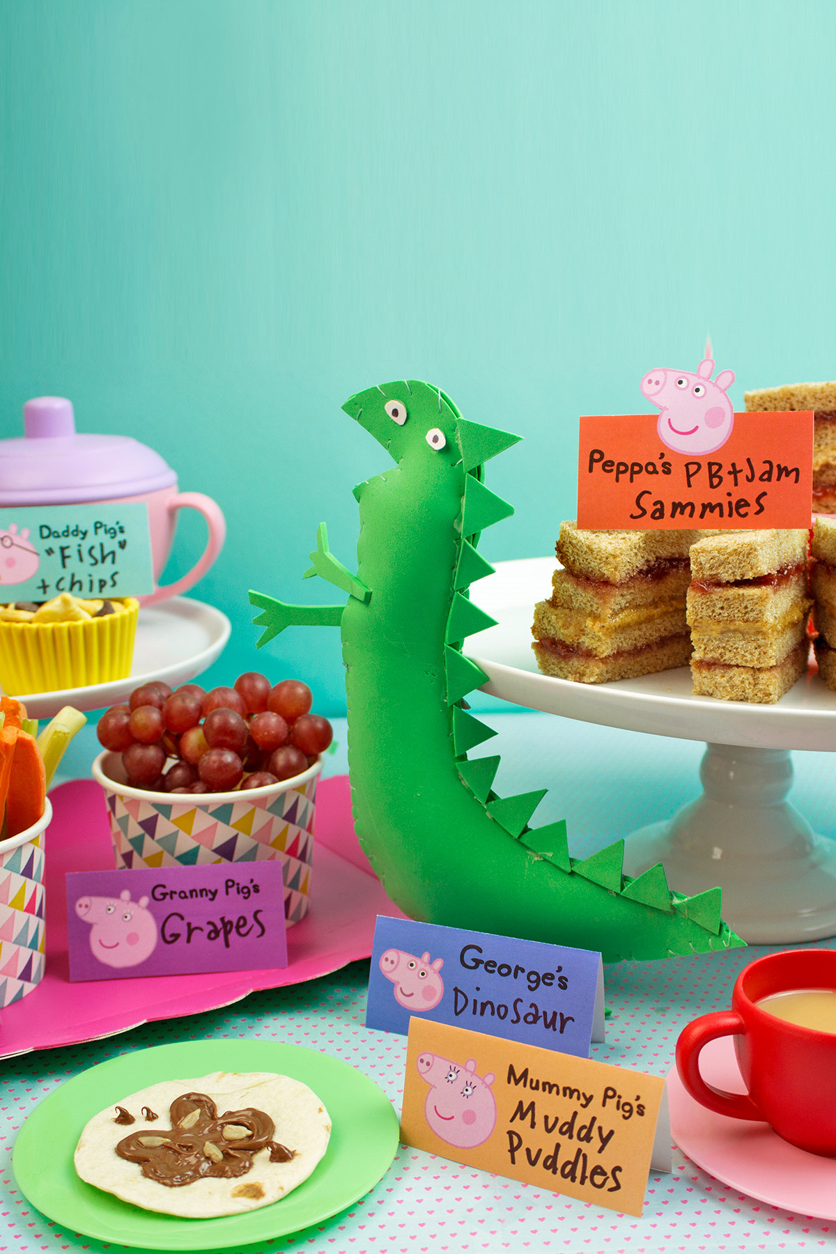 Peppa Pig Party Food Ideas
 Peppa Pig Tea Party