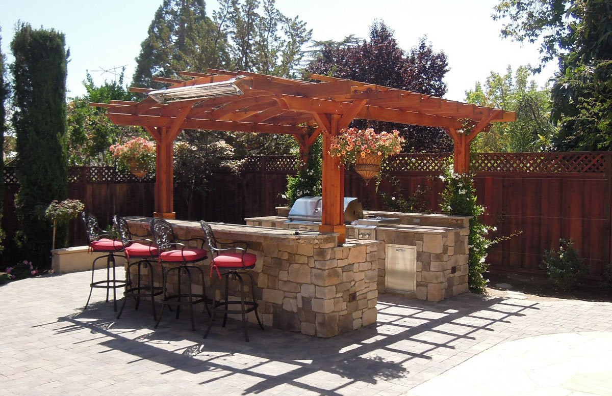 Pergola Outdoor Kitchen
 Marin Outdoor Kitchen Pergola Custom Kit Duchess Outlet