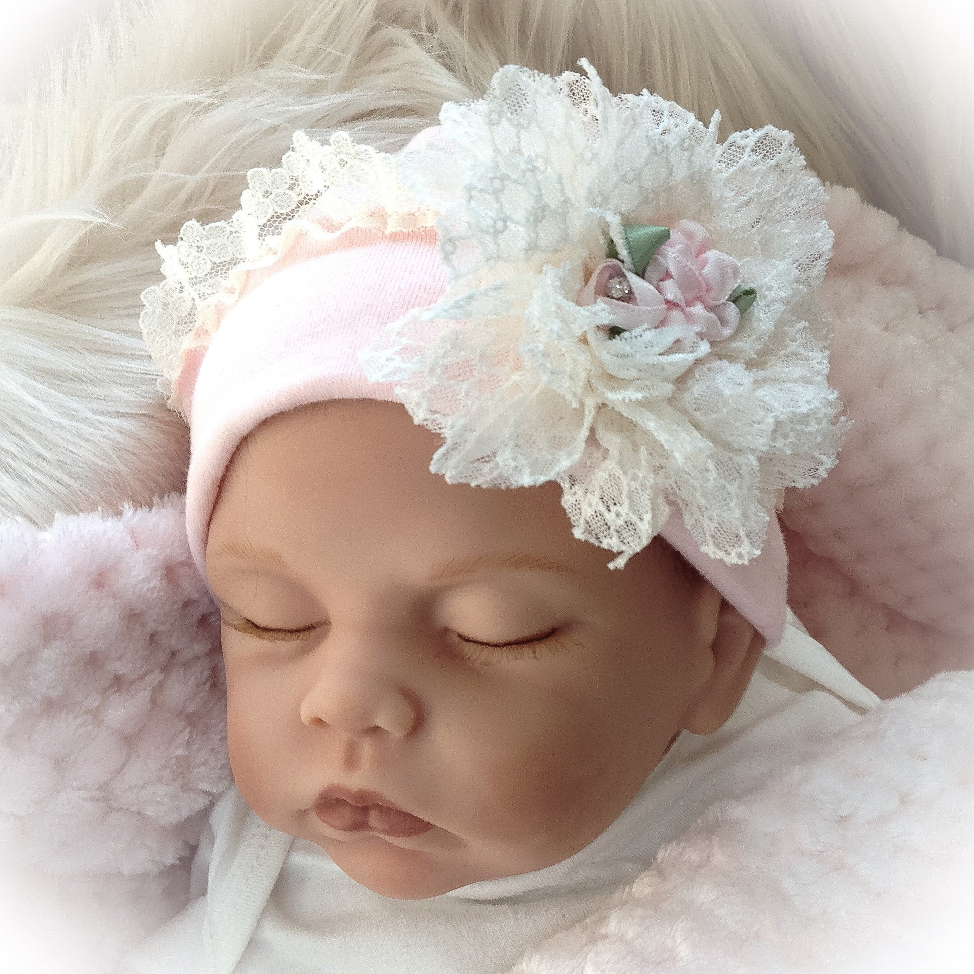 Personalized Baby Gift Etsy
 Unique Baby Gift Newborn Girl Hat Baby Hospital Hat Baby