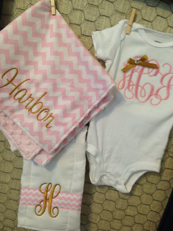 Personalized Baby Gift Etsy
 Items similar to Custom Personalized Baby Gift Set on Etsy