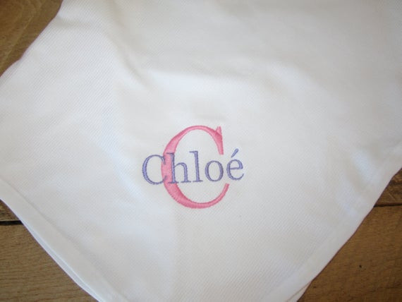 Personalized Baby Gift Etsy
 Items similar to Monogrammed Baby Blanket Personalized