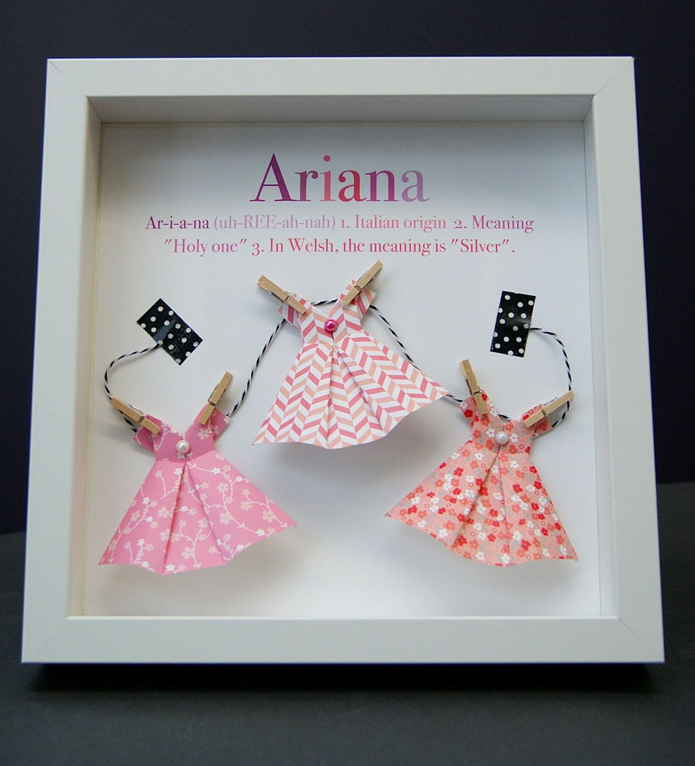 Personalized Baby Gifts Ideas
 Personalized Baby Girl Frame with Name Origin and Meaning