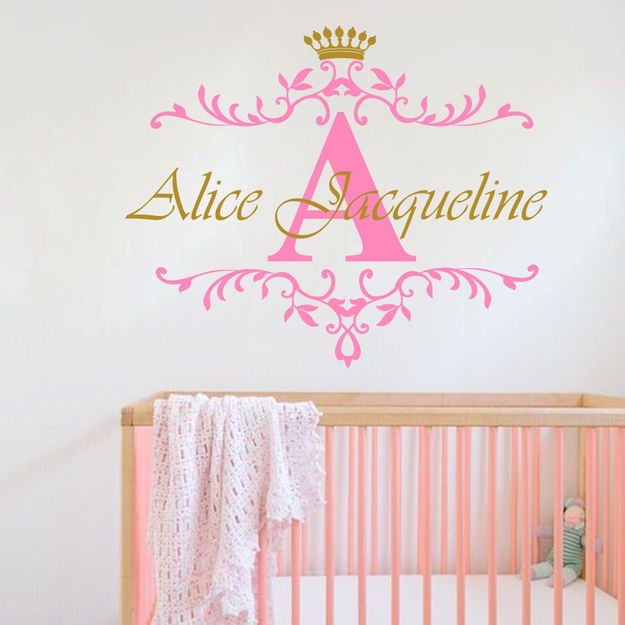 Personalized Baby Wall Decor
 Aliexpress Buy Personalized Name Initial Letter Wall