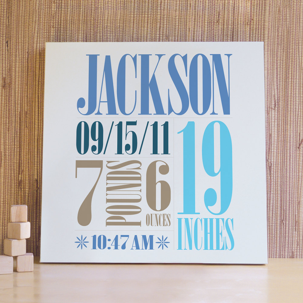 Personalized Baby Wall Decor
 Personalized Baby Art Kids Wall Art Wall Decor for Baby