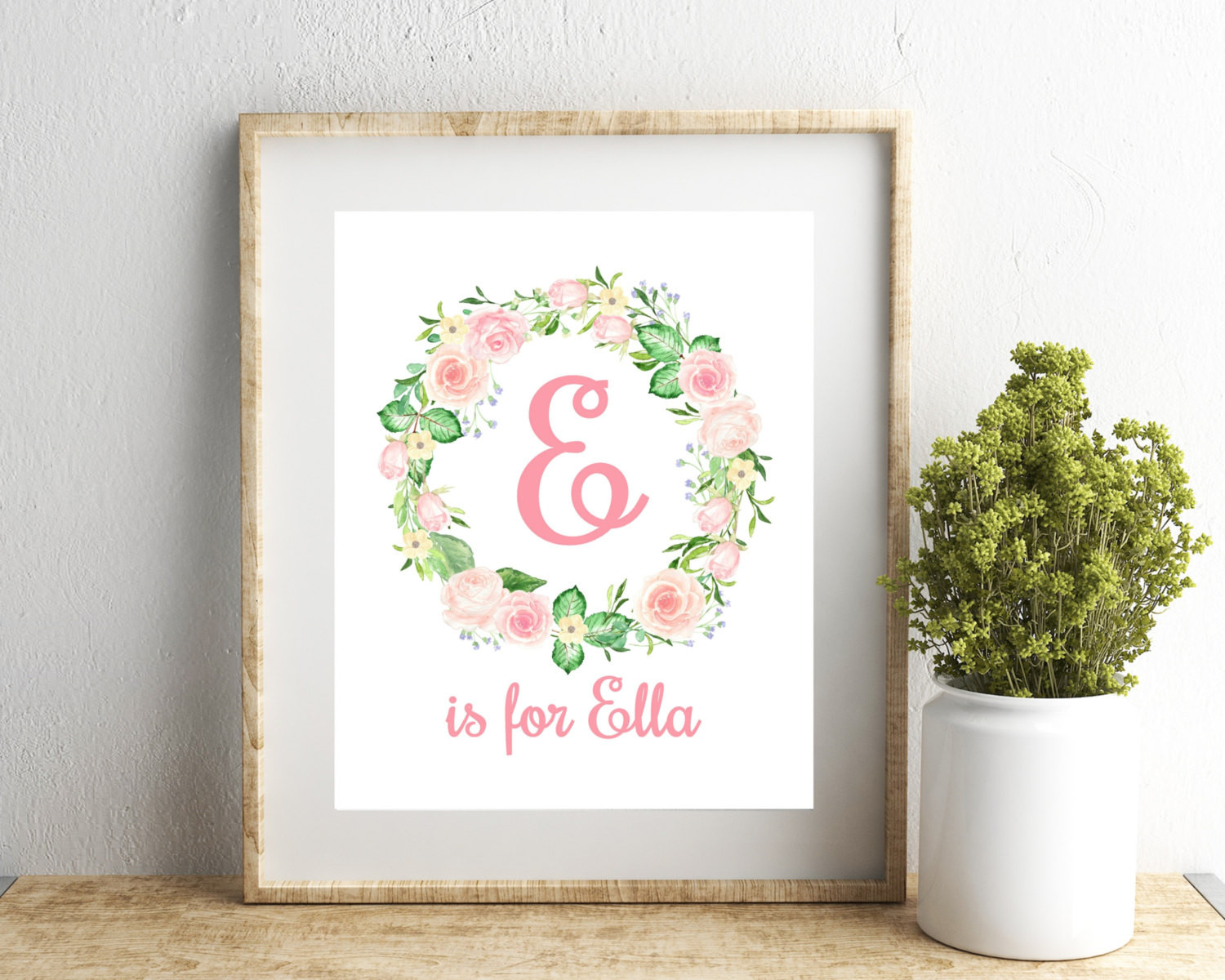 Personalized Baby Wall Decor
 Personalized Nursery Print Baby Girl Nursery Wall Decor