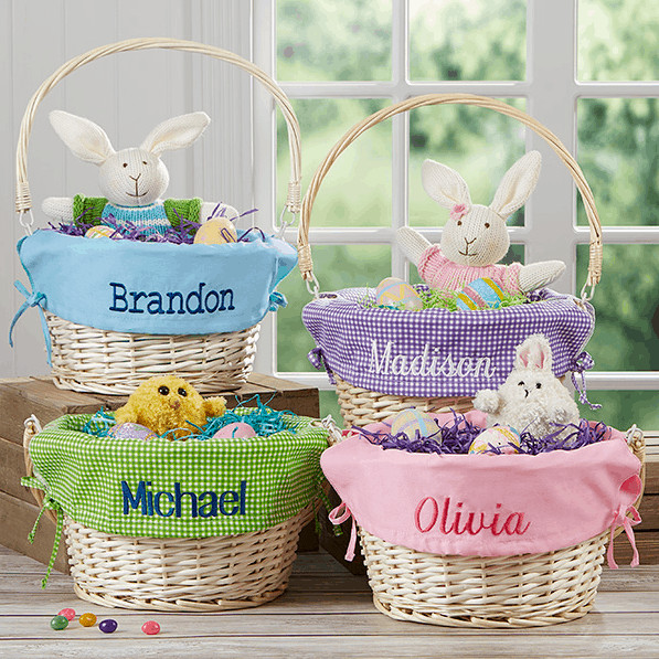 Personalized Gift Basket Ideas
 Personalized Easter Baskets w Liners ONLY $27 pare