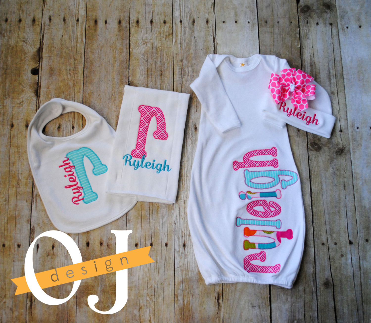 Personalized Gift For Baby Girl
 Personalized Baby Girl Gift Set Newborn Gift Set Infant