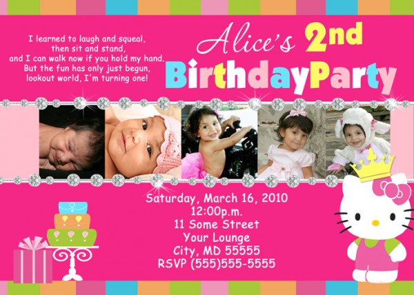 Personalized Hello Kitty Birthday Invitations
 FREE Personalized Hello Kitty Birthday Invitations