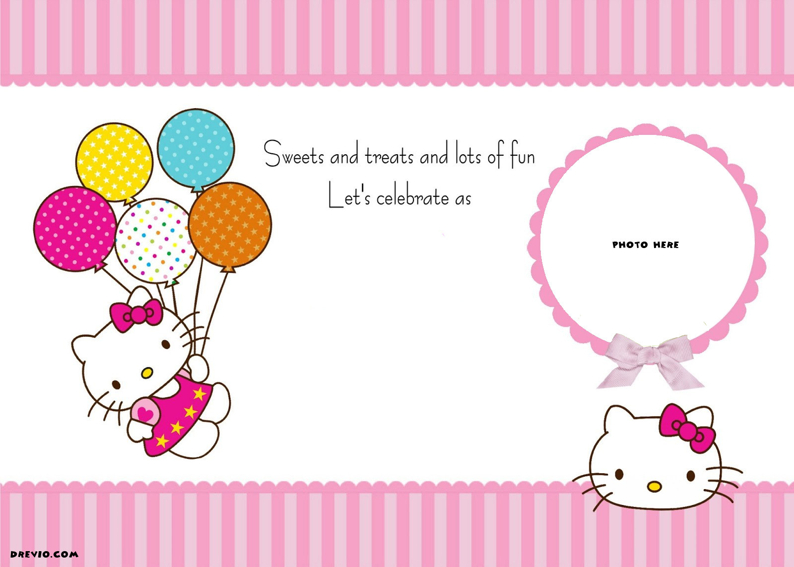 Personalized Hello Kitty Birthday Invitations
 Personalized Hello Kitty Birthday Invitations