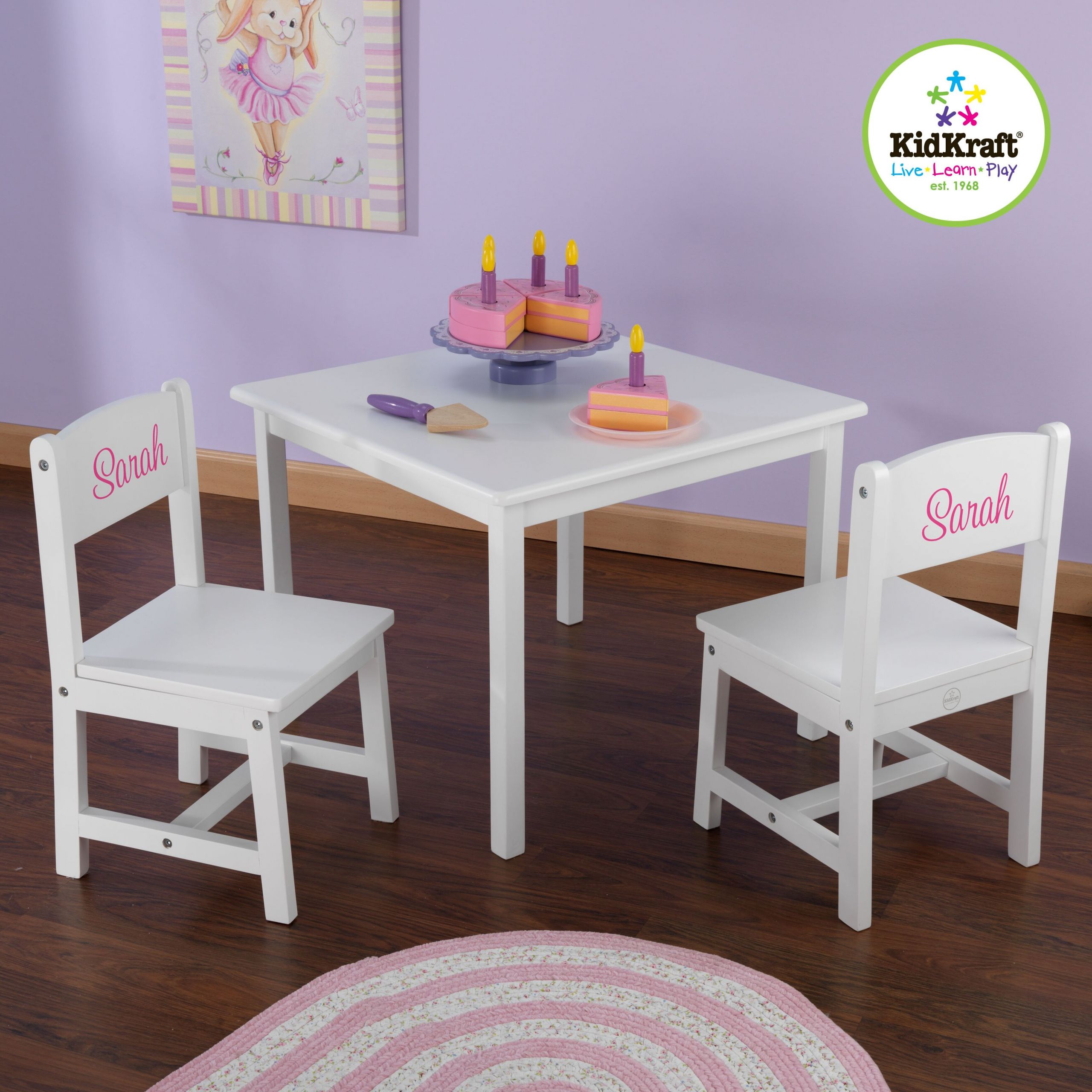Personalized Kids Chair
 KidKraft Personalized Aspen Kids 3 Piece Table and Chair