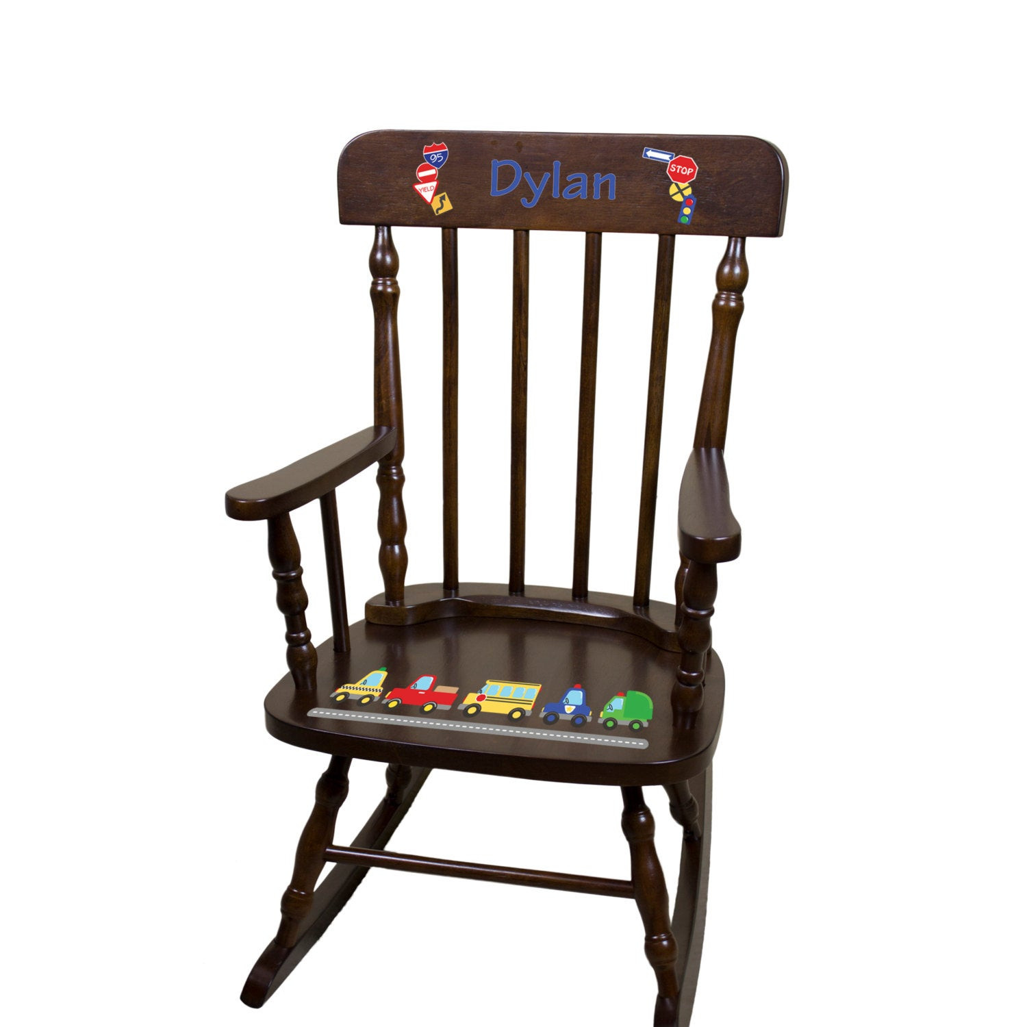Personalized Kids Chair
 Personalized Childs Rocking Chair Boys Espresso Kids by