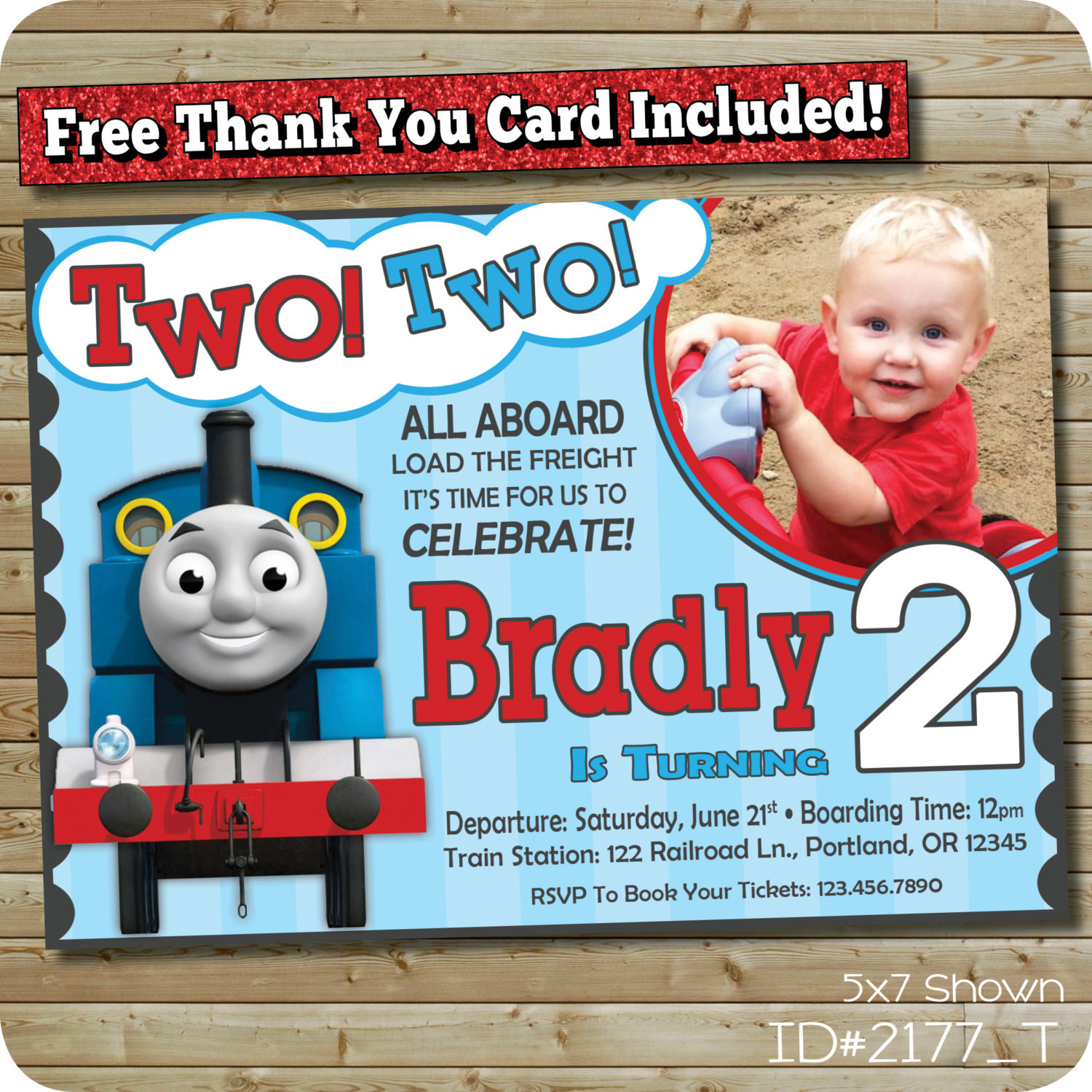 Personalized Thomas The Train Birthday Invitations
 Chandeliers & Pendant Lights