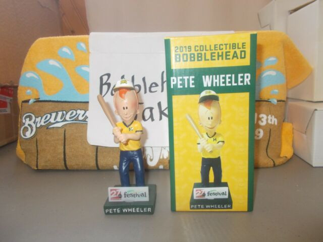 Pete Wheeler Backyard Baseball
 NIB 2019 PETE WHEELER MADISON MALLARDS BOBBLEHEAD SGA 6 14